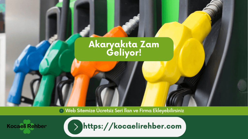 Akaryakıta Zam Geliyor!