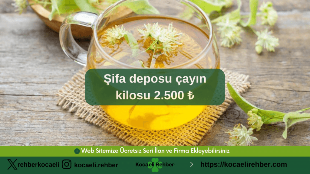 Şifa deposu çayın kilosu 2.500 ₺