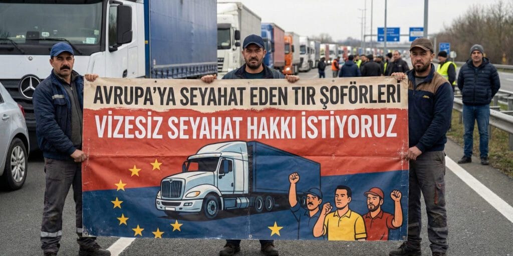 Tır Şoförlerinden Vizesiz Seyahat Talebi