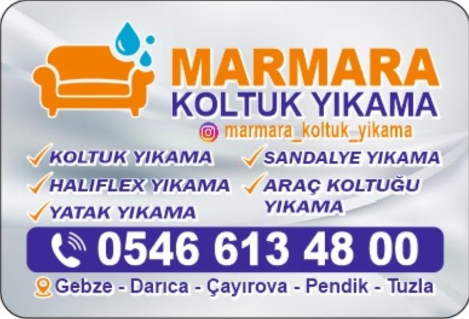 Marmara Koltuk Yıkama  Hizmetleri