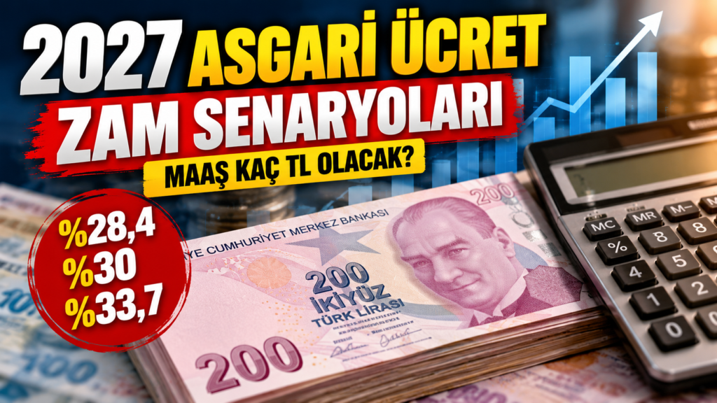 2027 Asgari Ücret Zam Senaryoları: Maaş 37 Bin TL’yi Aşar mı?