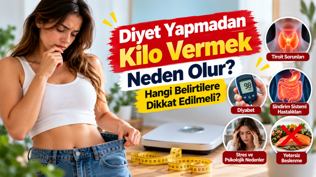 Diyet Yapmadan Kilo Vermek Neden Olur? Hangi Belirtilere Dikkat Edilmeli?