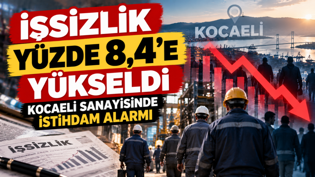 İşsizlik Yüzde 8,4’e Yükseldi: Kocaeli Sanayisinde İstihdam Alarmı