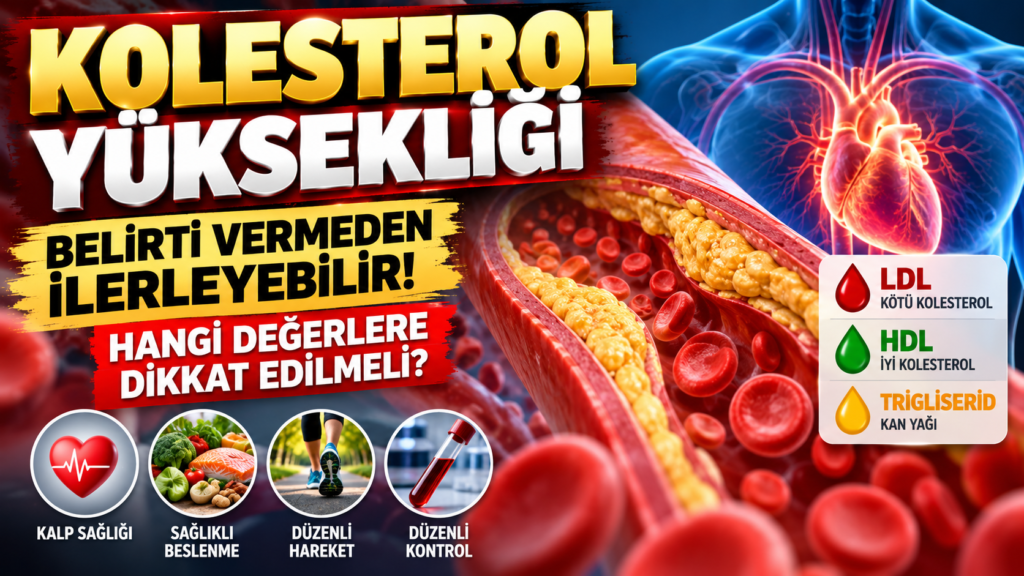 Kolesterol Yüksekliği Belirti Vermeden İlerleyebilir: Değerler Kaç Olmalı?