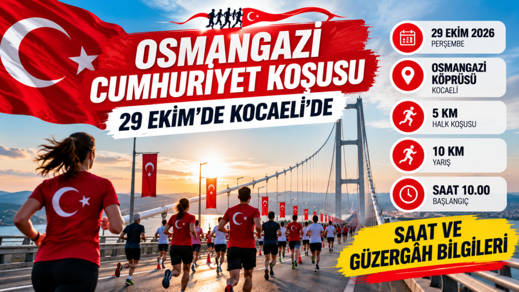 Osmangazi Cumhuriyet Koşusu 29 Ekim’de: Saat Kaçta, Nerede Yapılacak?