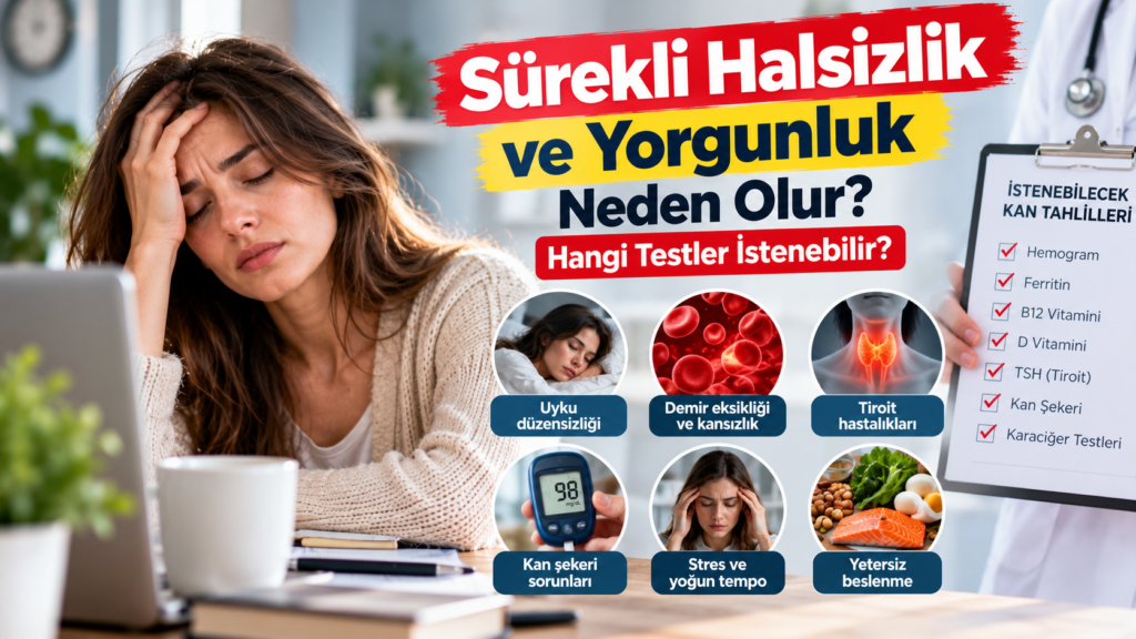 Sürekli Halsizlik ve Yorgunluk Neden Olur? Hangi Testler İstenebilir?