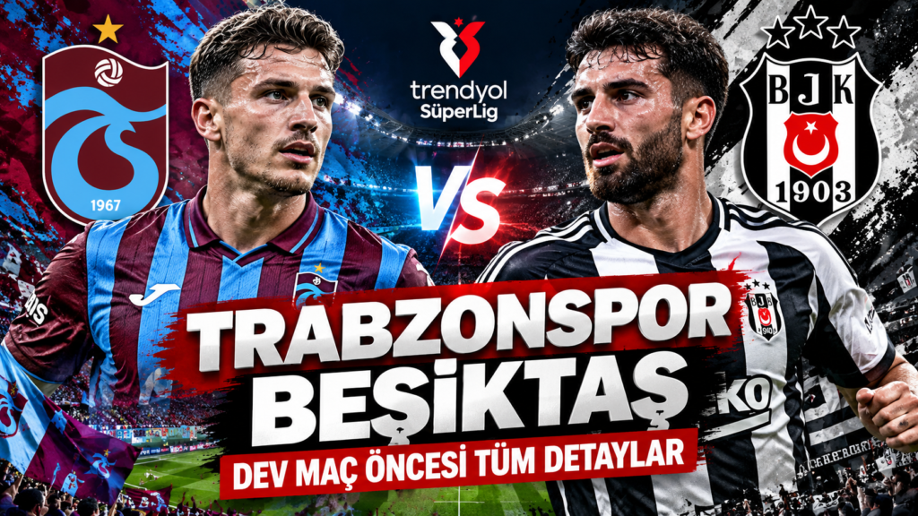 Trabzonspor Beşiktaş Maçı Ne Zaman, Saat Kaçta? İşte Muhtemel 11’ler ve Yayın Bilgisi