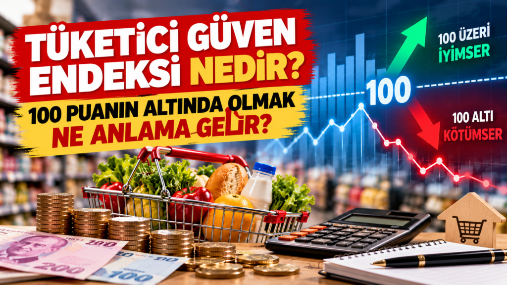 Tüketici Güven Endeksi Nedir? 100 Puanın Altında Olması Ne Anlama Gelir?