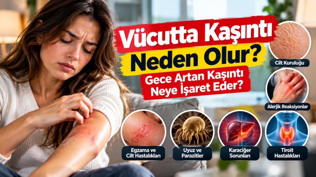 Vücutta Kaşıntı Neden Olur? Gece Artan Kaşıntı Neye İşaret Eder?